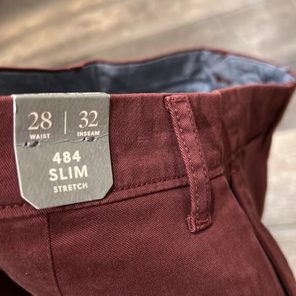 NWT J.Crew Men's 484 Slim Fit Stretch Chino Pant Dusty Purple Size 28x32 - Picture 9 of 9